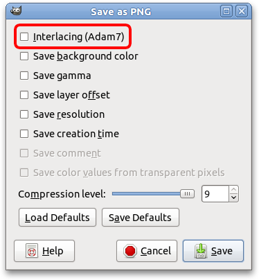 GIMP save options.png