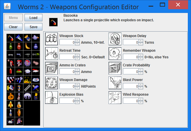 Worms 2 SuperConfig screenshot